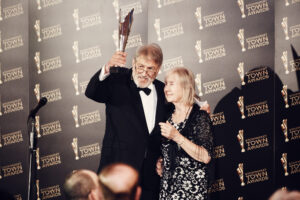 Steve and Sue Williams at Town Awards